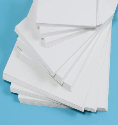 Stack of white copy paper sheets