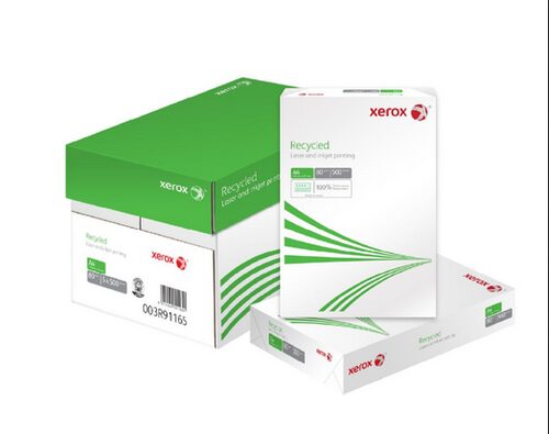 Box of Xerox recycled paper