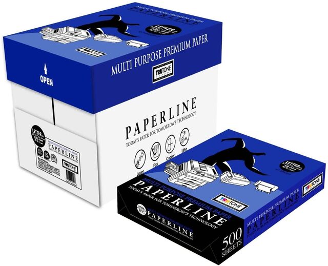 Boxes of Paperline paper